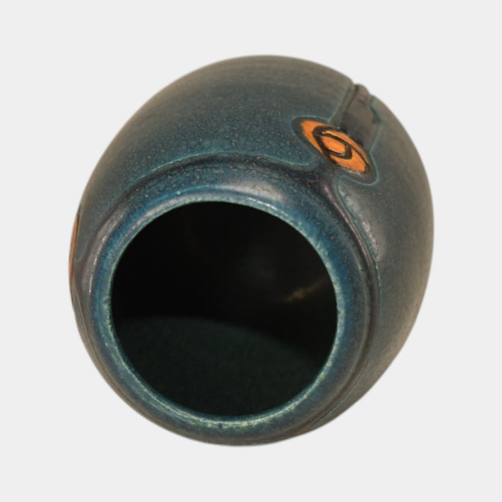 Ephraim Faience 2021 Hand Made Pottery Miniature Rose Ceramic Vase - Just Art Pottery