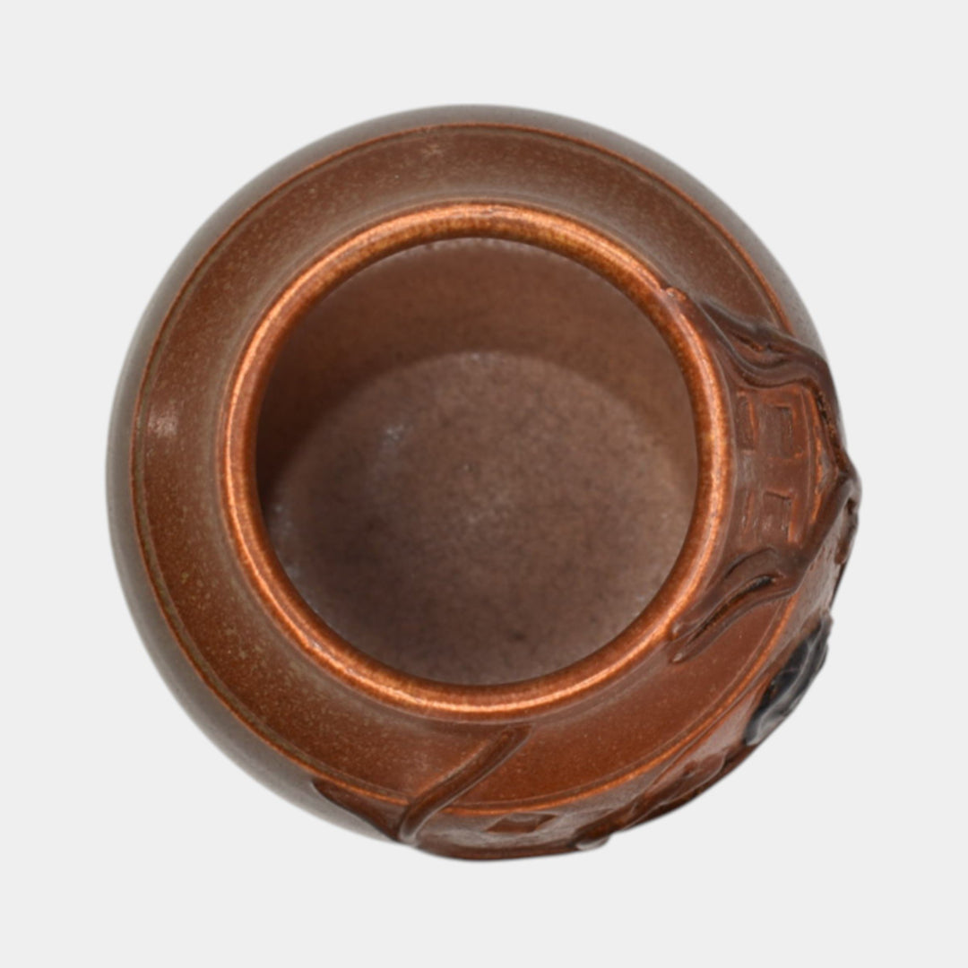 Ephraim Faience 2019 Hand Made Pottery Miniature Experimental Foretelling Vase - Just Art Pottery