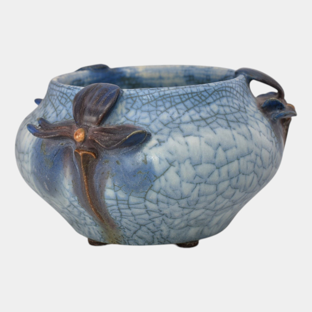 Ephraim Faience 2019 Hand Made Pottery Petite Violet Bowl - Just Art Pottery