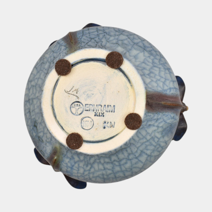 Ephraim Faience 2019 Hand Made Pottery Petite Violet Bowl - Just Art Pottery