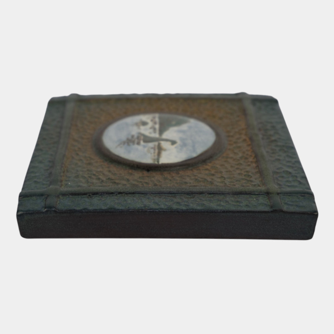 Ephraim Faience 2024 Hand Made Art Pottery Ceramic Nessie Tile - Just Art Pottery