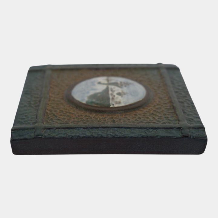 Ephraim Faience 2024 Hand Made Art Pottery Ceramic Nessie Tile - Just Art Pottery