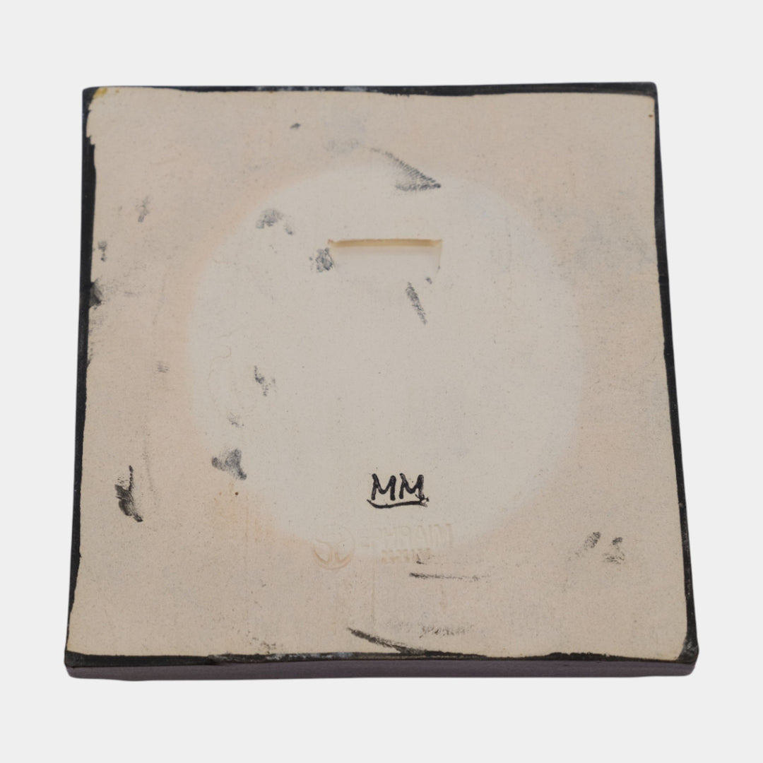 Ephraim Faience 2024 Hand Made Art Pottery Ceramic Nessie Tile - Just Art Pottery