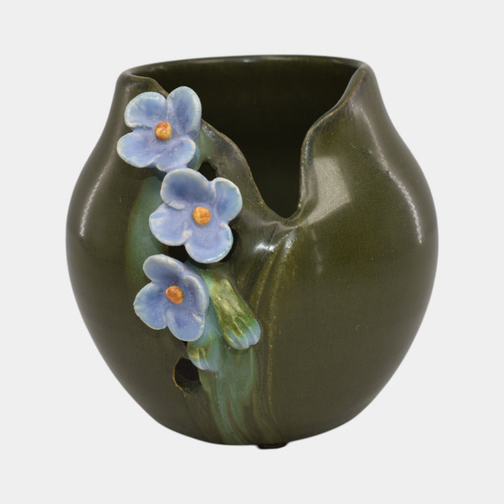 Ephraim Faience 2020 Hand Made Pottery Miniature Wildflower Vase - Just Art Pottery