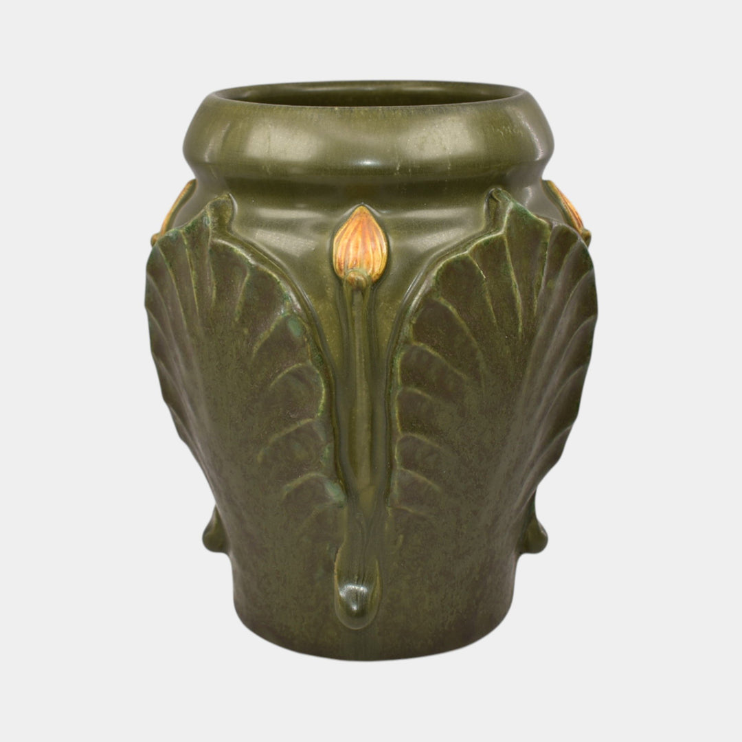 Ephraim Faience 2021 Hand Made Pottery Apple Leaf Redux Vase Ceramic Vase - Just Art Pottery