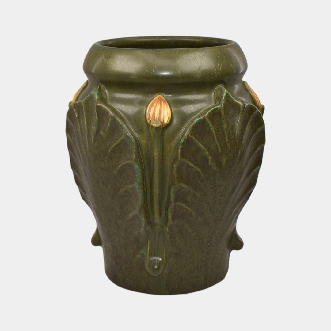 Ephraim Faience 2021 Hand Made Pottery Apple Leaf Redux Vase Ceramic Vase - Just Art Pottery
