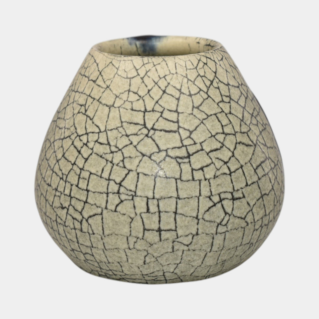 Ephraim Faience 2021 Hand Made Pottery Call Of The Bat Ceramic Vase - Just Art Pottery