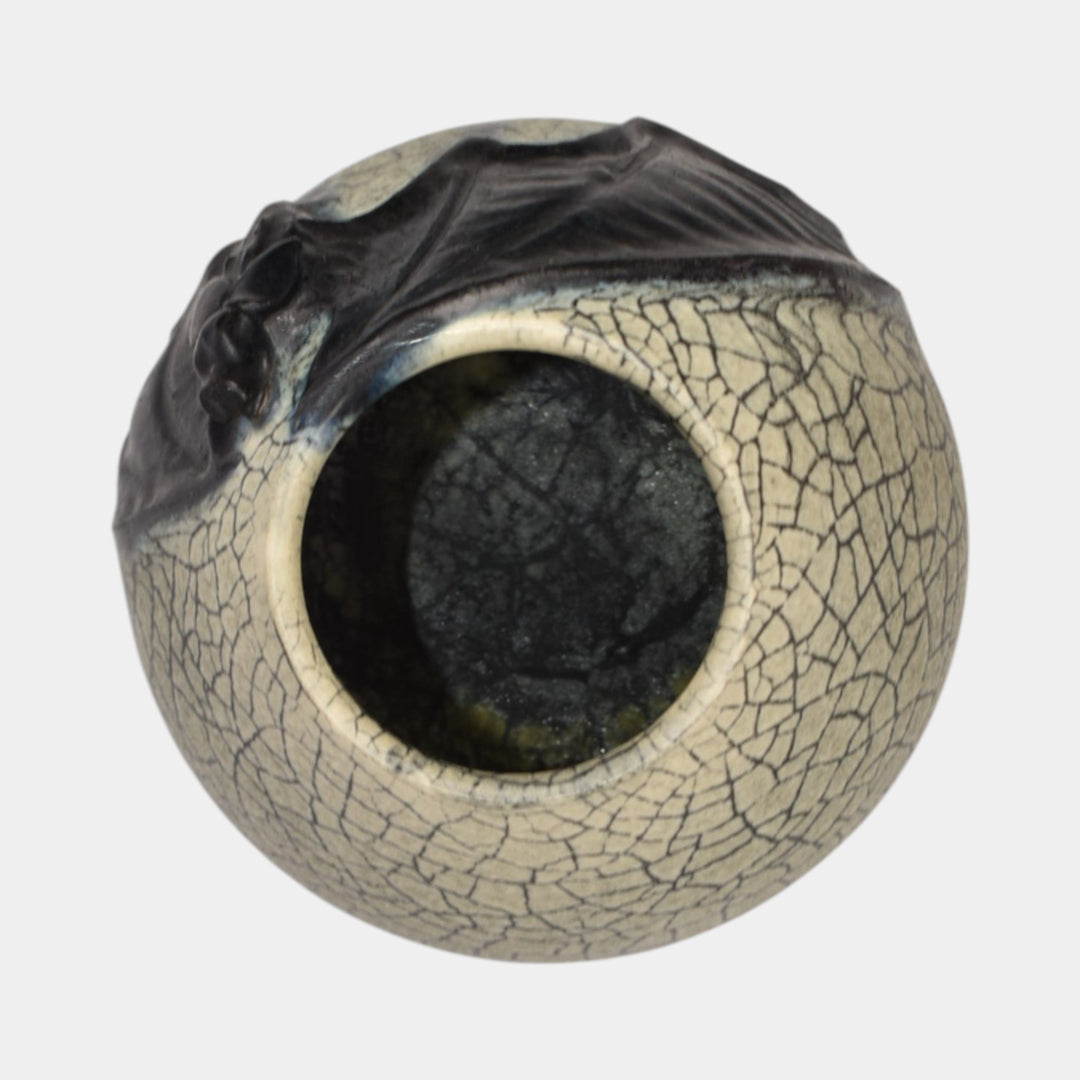 Ephraim Faience 2021 Hand Made Pottery Call Of The Bat Ceramic Vase - Just Art Pottery