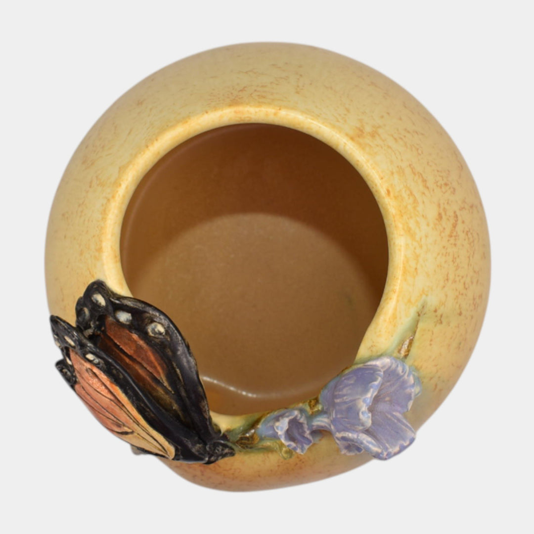 Ephraim Faience 2022 Hand Made Pottery Experimental Metamorphosis Butterfly Vase - Just Art Pottery