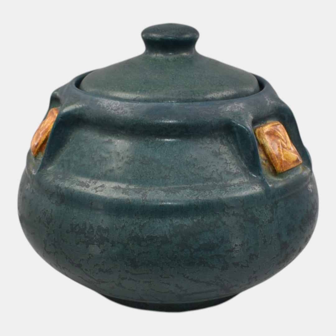 Ephraim Faience 2021 Hand Made Pottery Craftsman Rose Lidded Jar - Just Art Pottery