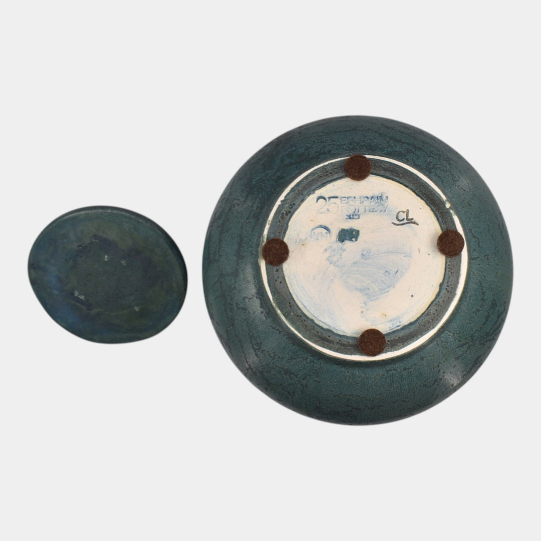 Ephraim Faience 2021 Hand Made Pottery Craftsman Rose Lidded Jar - Just Art Pottery