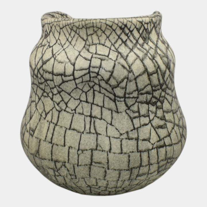 Ephraim Faience 2020 Hand Made Pottery Woodpecker Ceramic Vase - Just Art Pottery