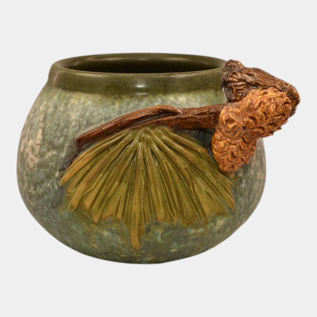 Ephraim Faience 2022 Hand Made Pottery Poetic Pine Bowl - Just Art Pottery