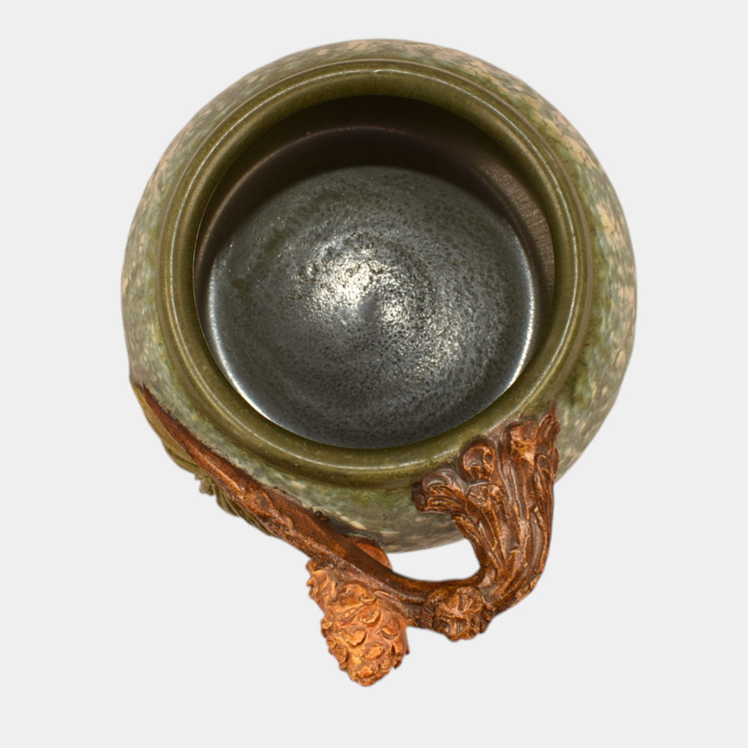 Ephraim Faience 2022 Hand Made Pottery Poetic Pine Bowl - Just Art Pottery