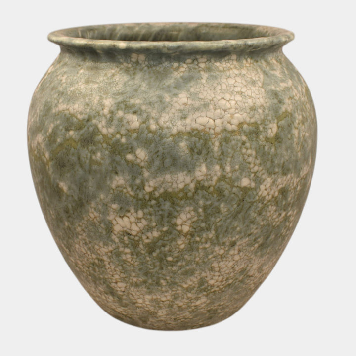 Ephraim Faience 2010 Hand Made Pottery Rustic Pine Ceramic Vase - Just Art Pottery