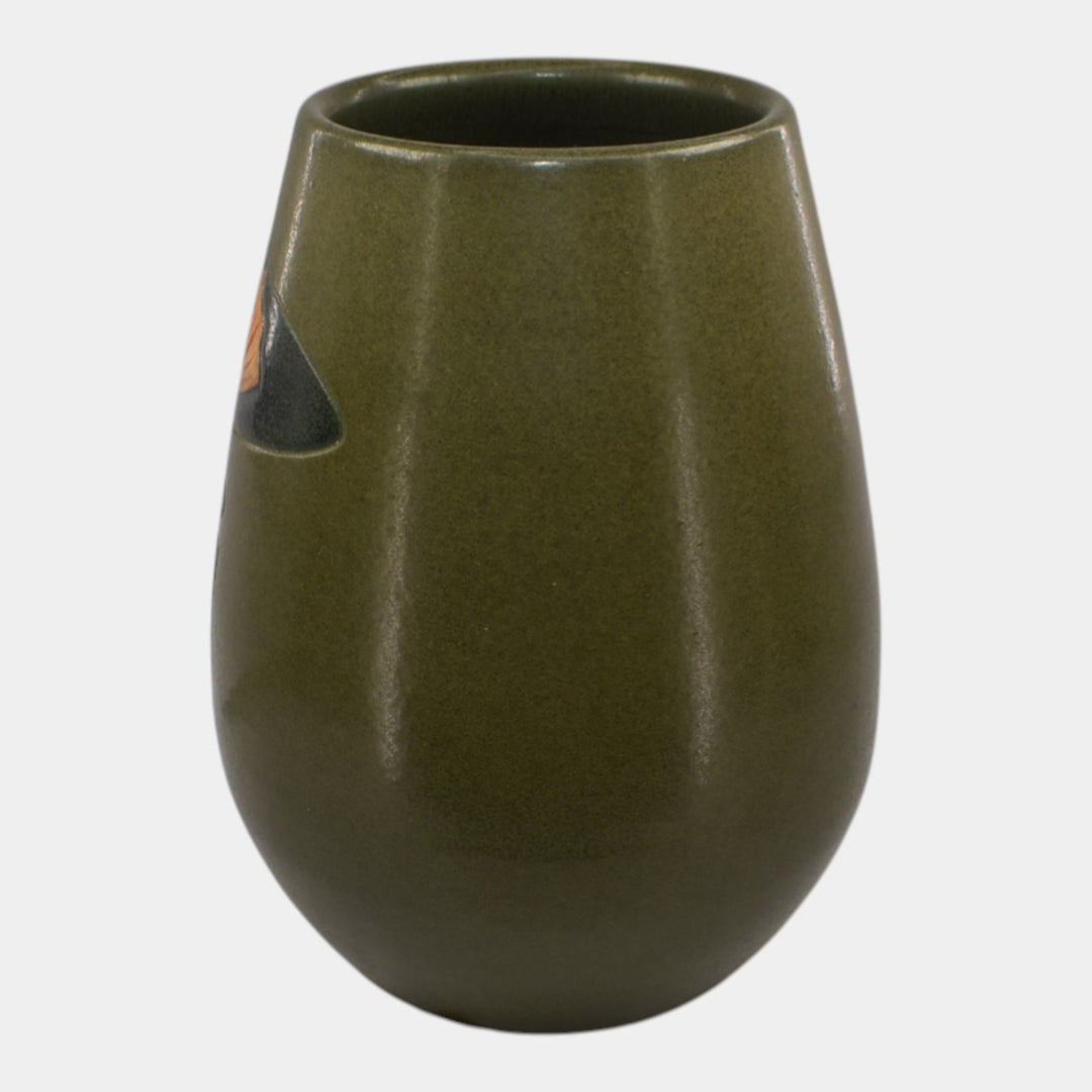 Ephraim Faience 2019 Hand Made Experimental Pottery Gingko Ceramic Vase - Just Art Pottery