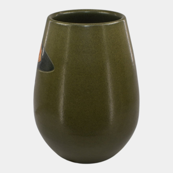 Ephraim Faience 2019 Hand Made Experimental Pottery Gingko Ceramic Vase - Just Art Pottery