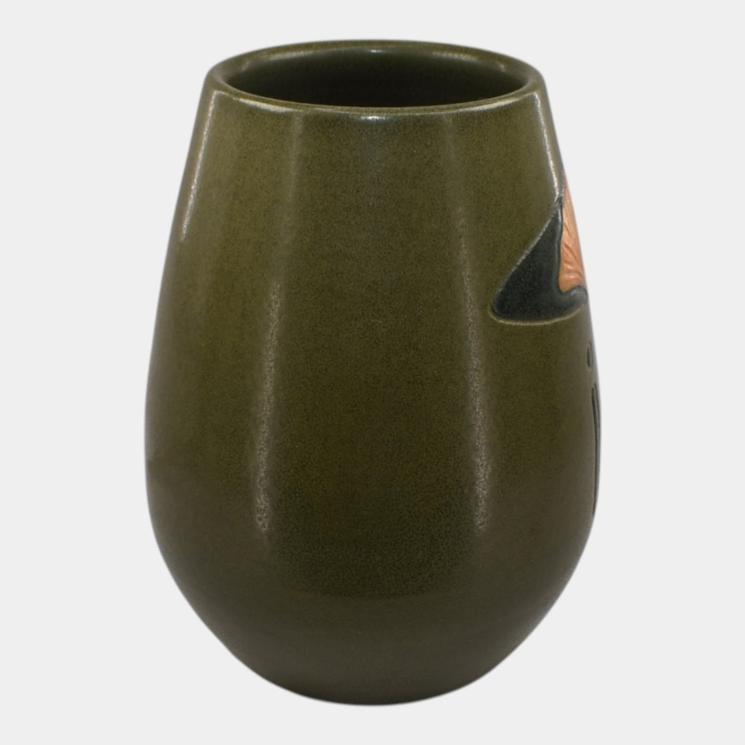 Ephraim Faience 2019 Hand Made Experimental Pottery Gingko Ceramic Vase - Just Art Pottery