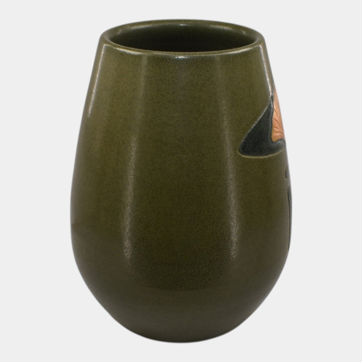 Ephraim Faience 2019 Hand Made Experimental Pottery Gingko Ceramic Vase - Just Art Pottery