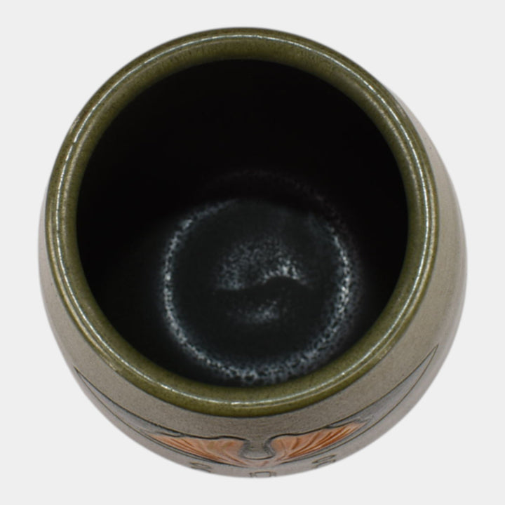 Ephraim Faience 2019 Hand Made Experimental Pottery Gingko Ceramic Vase - Just Art Pottery