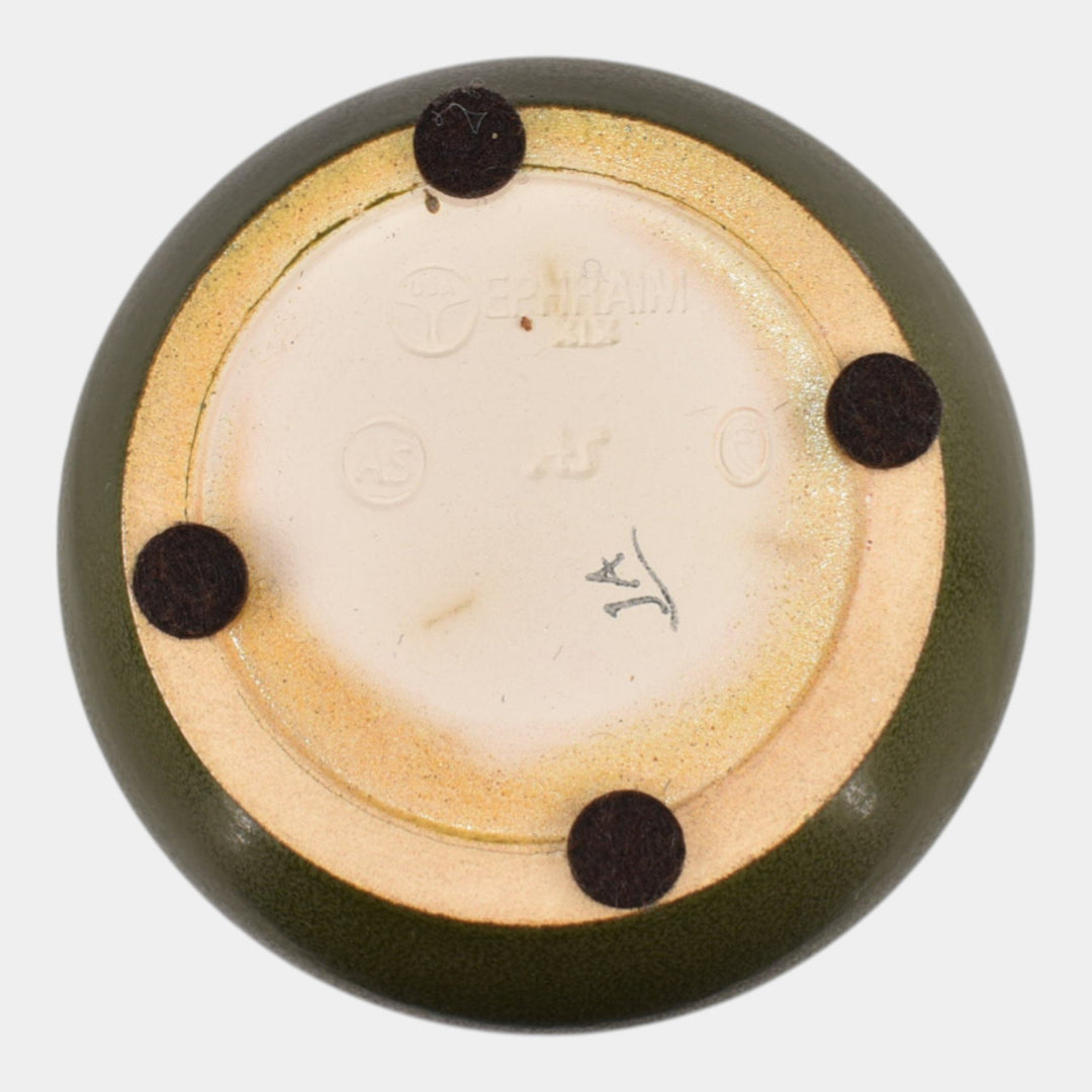 Ephraim Faience 2019 Hand Made Experimental Pottery Gingko Ceramic Vase - Just Art Pottery