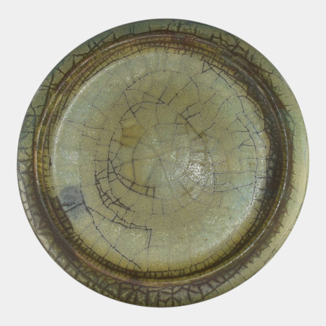 Ephraim Faience 2013 Hand Made Pottery The Haunt Candle Pillar with Bats - Just Art Pottery