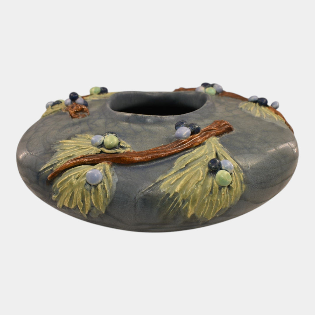 Ephraim Faience 2023 Hand Made Pottery Juniper Bowl - Just Art Pottery