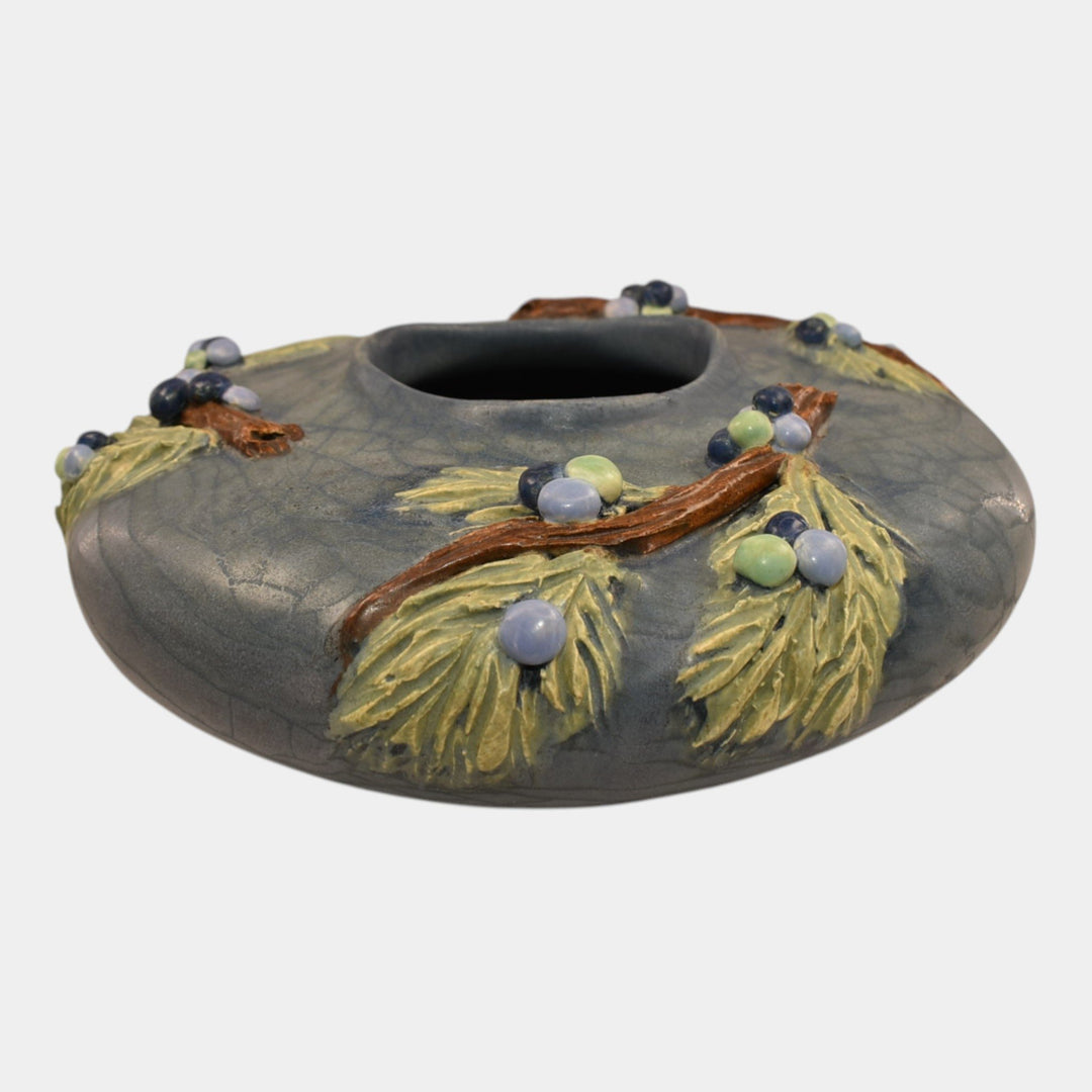 Ephraim Faience 2023 Hand Made Pottery Juniper Bowl - Just Art Pottery