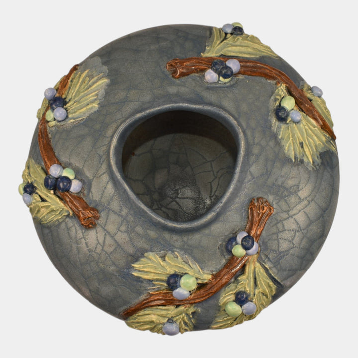 Ephraim Faience 2023 Hand Made Pottery Juniper Bowl - Just Art Pottery