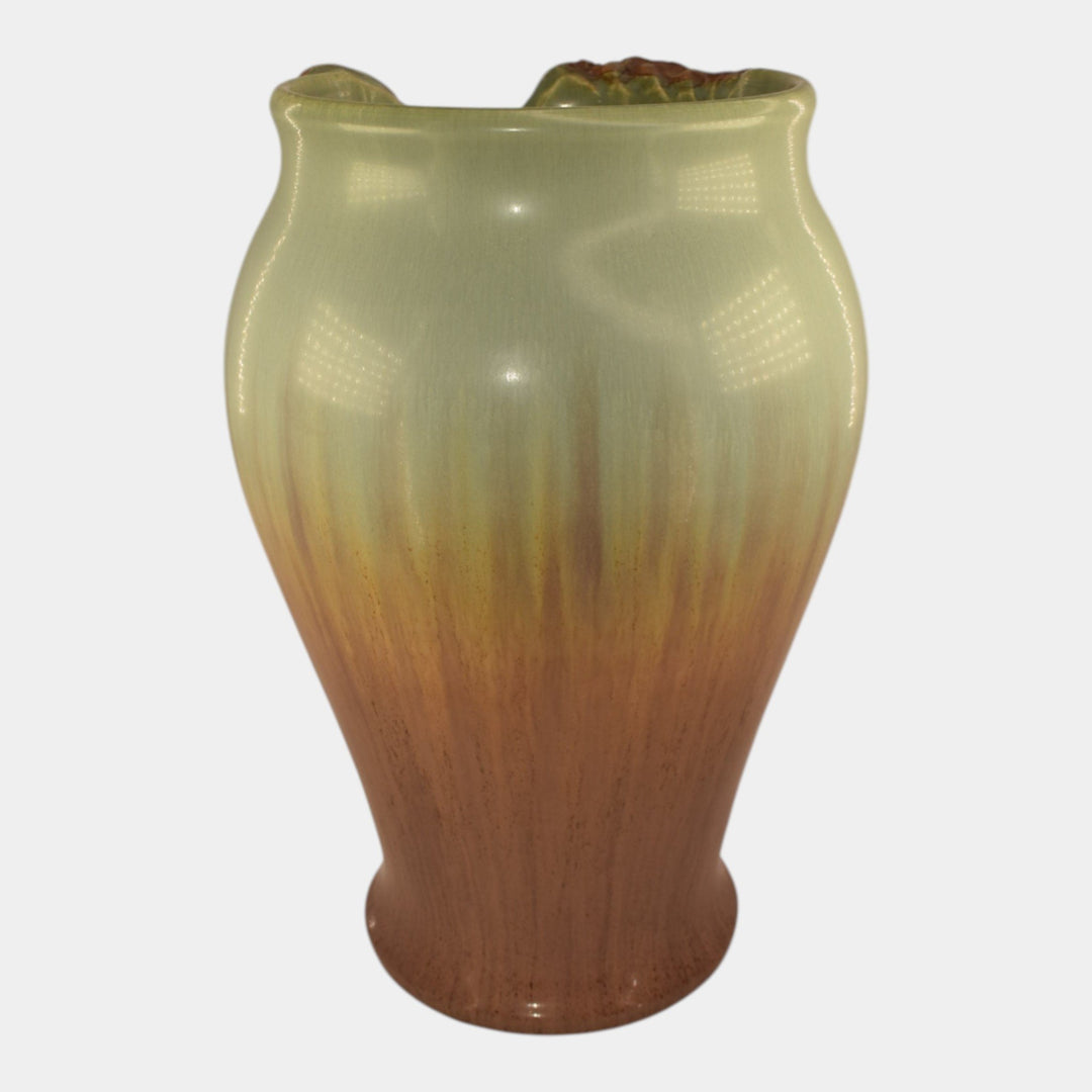Ephraim Faience Hand Made Pottery Hello Darkness Raven Vase - Just Art Pottery