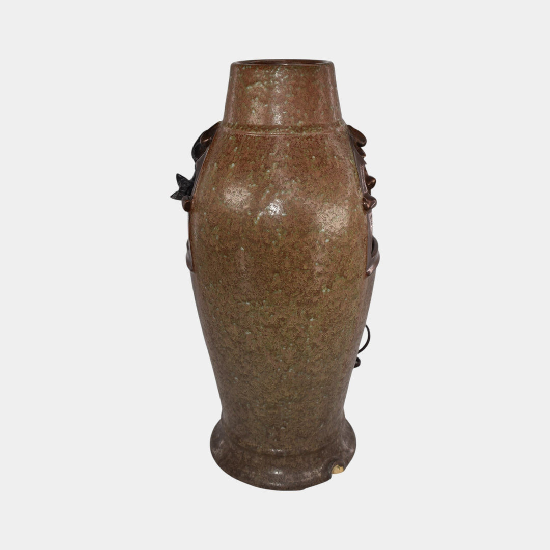 Ephraim Faience 2016 Experimental Hand Made Pottery Brown Bat Lantern