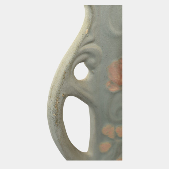 Weller Pottery Art Nouveau Woman And Flowers Ewer Pitcher - Just Art Pottery