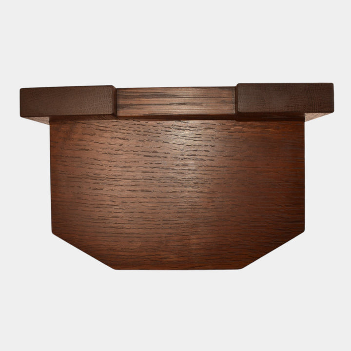 Ephraim Faience 2018 Hand Made Wooden Shelf With Ceramic Pottery Tile