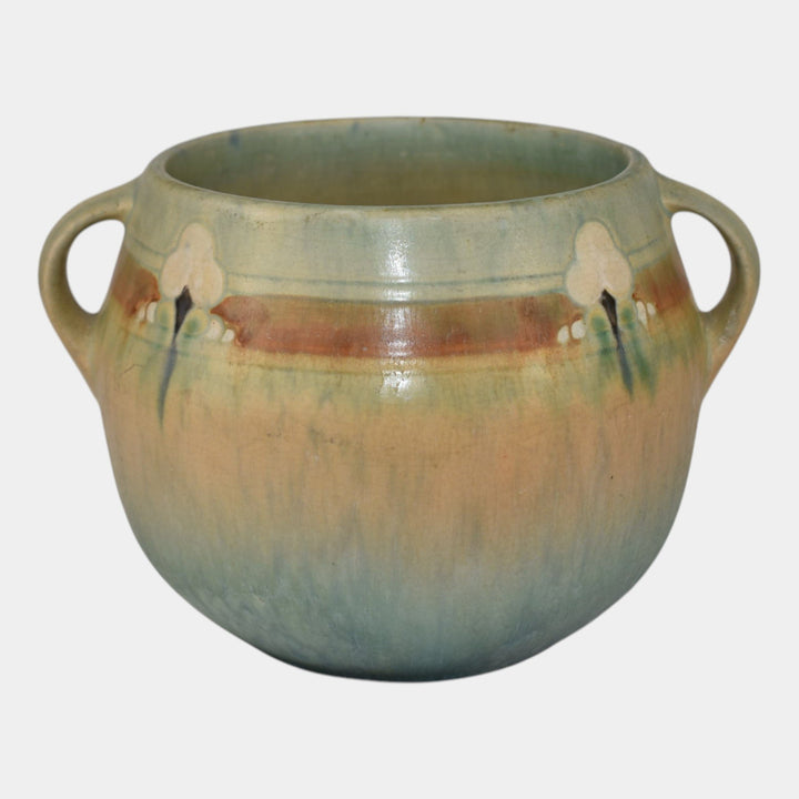 Roseville Montacello Green 1931 Art Pottery Ceramic Vase Planter 559-5