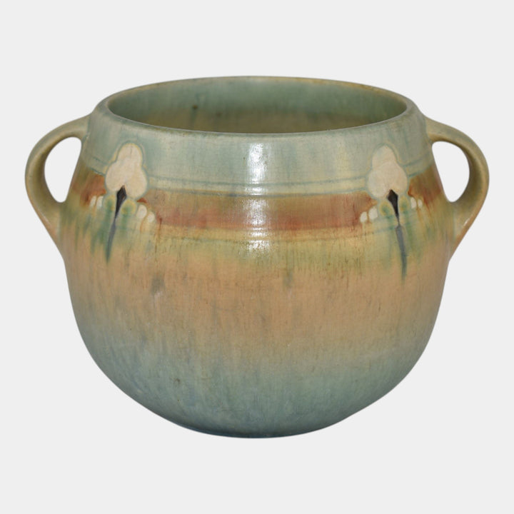 Roseville Montacello Green 1931 Art Pottery Ceramic Vase Planter 559-5
