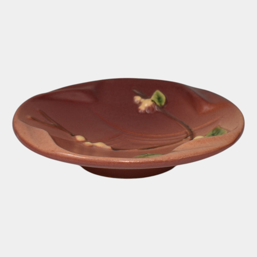Roseville Snowberry Pink 1947 Vintage Mid Century Modern Pottery Ashtray 1AT