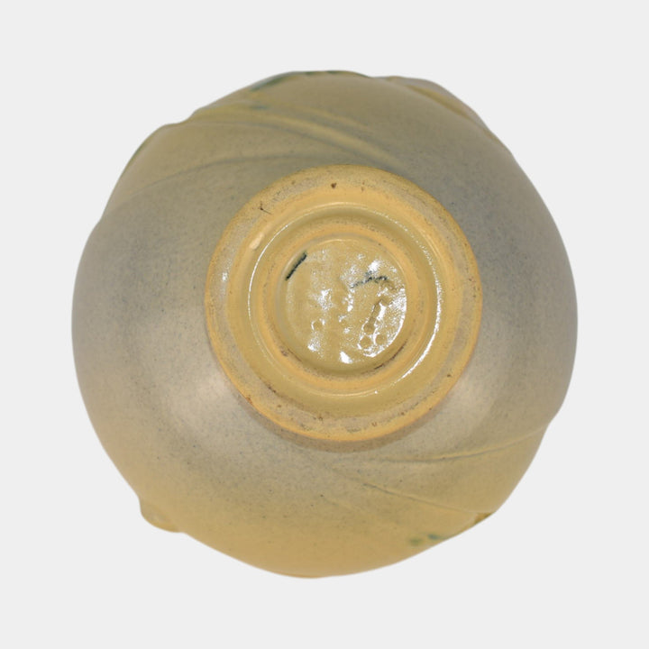 Roseville Poppy Blue Gray 1938 Art Deco Pottery Ceramic Jardiniere Planter 642-4 - Just Art Pottery