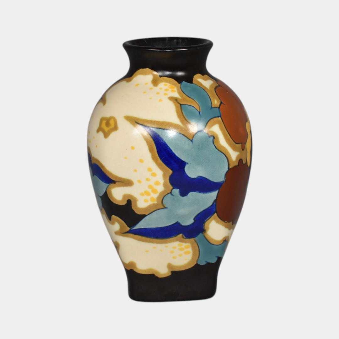 Gouda Holland Vintage Art Pottery Ceramic Vase Regina - Just Art Pottery