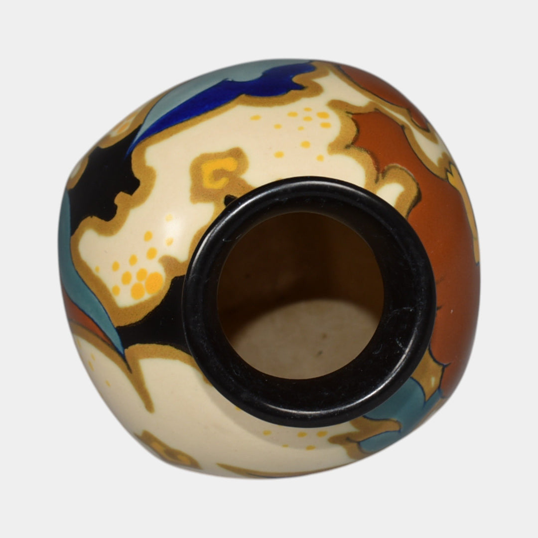 Gouda Holland Vintage Art Pottery Ceramic Vase Regina - Just Art Pottery