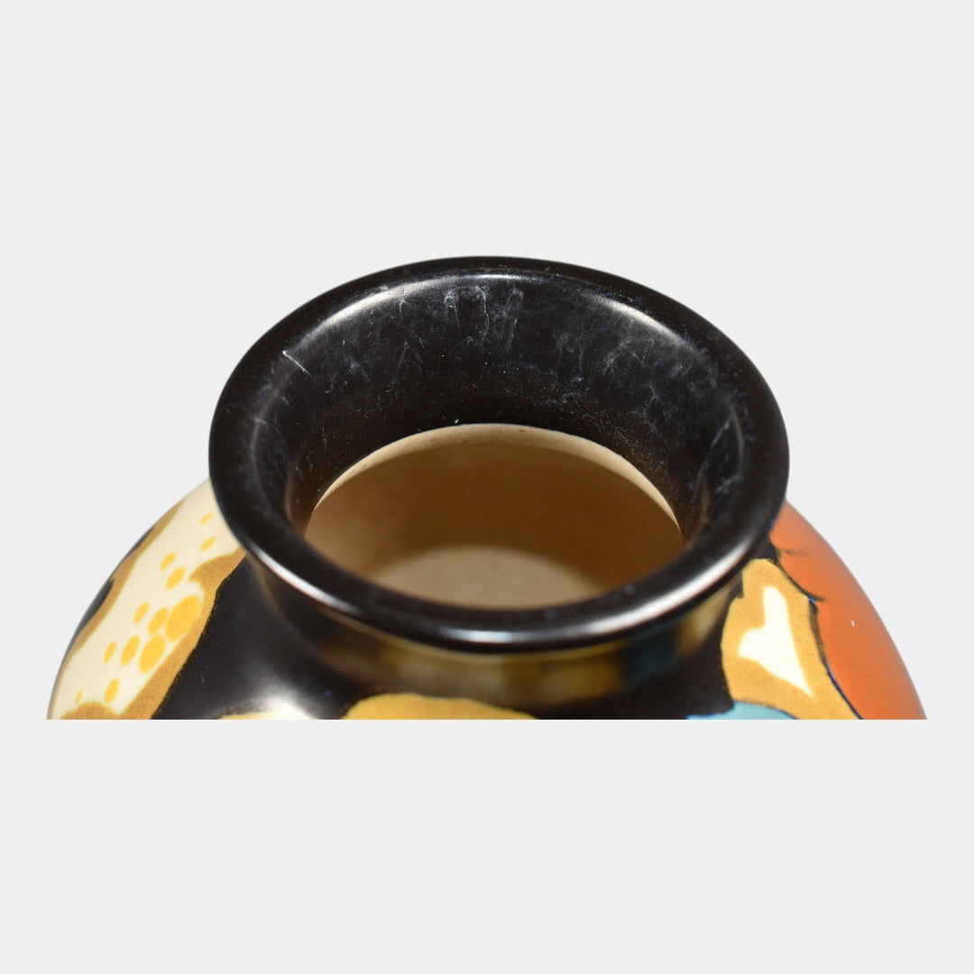 Gouda Holland Vintage Art Pottery Ceramic Vase Regina - Just Art Pottery