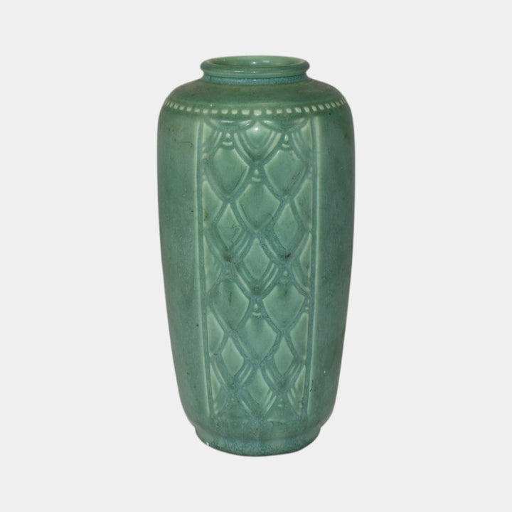 Rookwood 1939 Vintage Art Deco Pottery Matte Green Ceramic Vase 6676