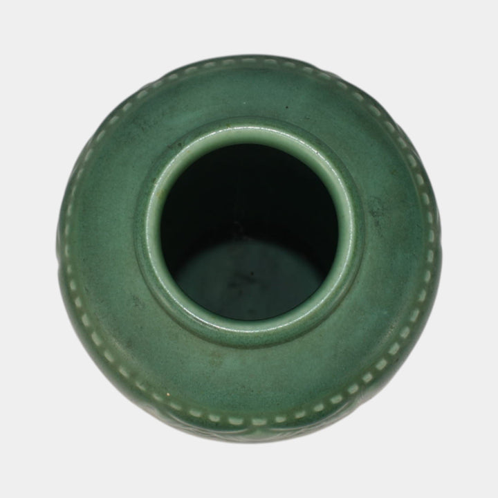 Rookwood 1939 Vintage Art Deco Pottery Matte Green Ceramic Vase 6676
