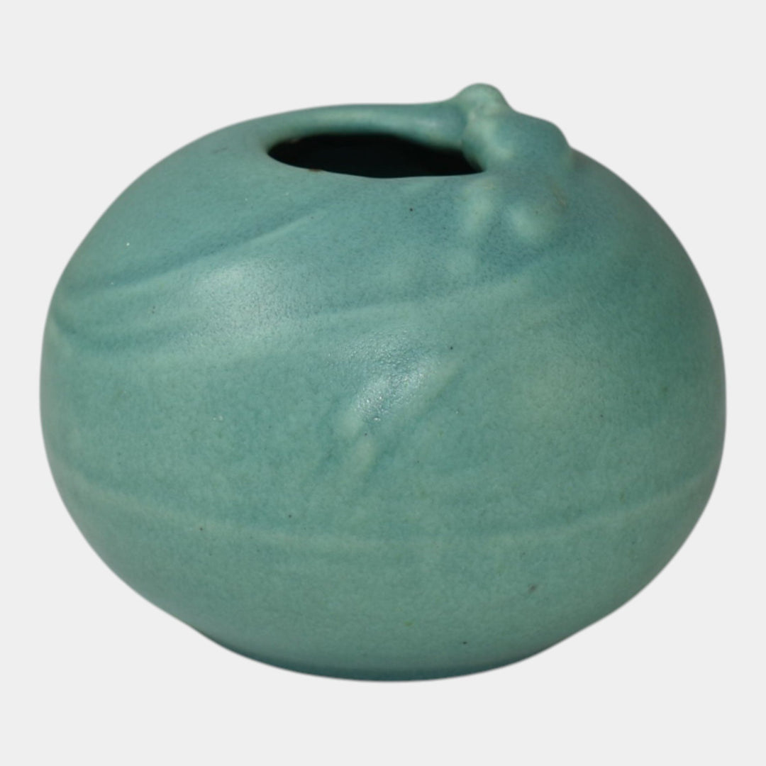 Rookwood 1901 Vintage Art Pottery Blue Nude Swimmer Vase 161Z Valentien