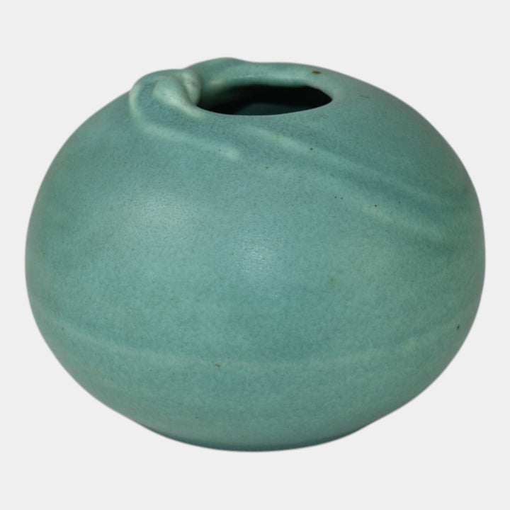 Rookwood 1901 Vintage Art Pottery Blue Nude Swimmer Vase 161Z Valentien
