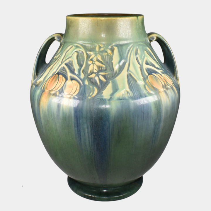 Roseville Baneda Green 1932 Art Pottery Vase 597-10