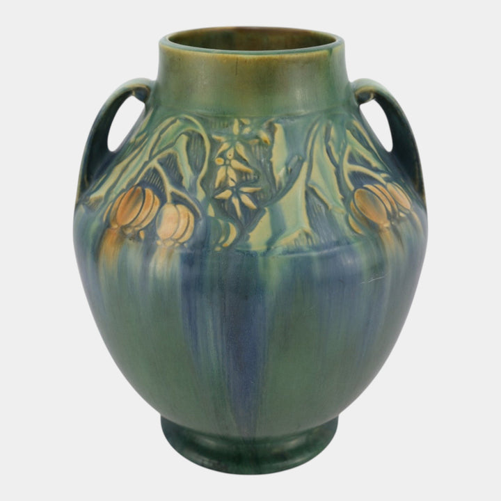 Roseville Baneda Green 1932 Art Pottery Vase 597-10