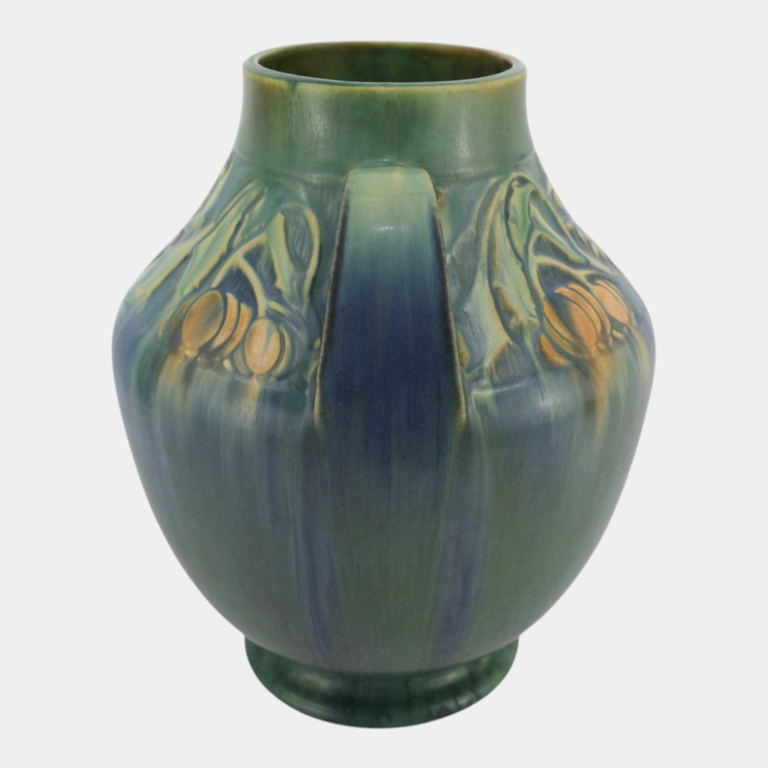 Roseville Baneda Green 1932 Art Pottery Vase 597-10
