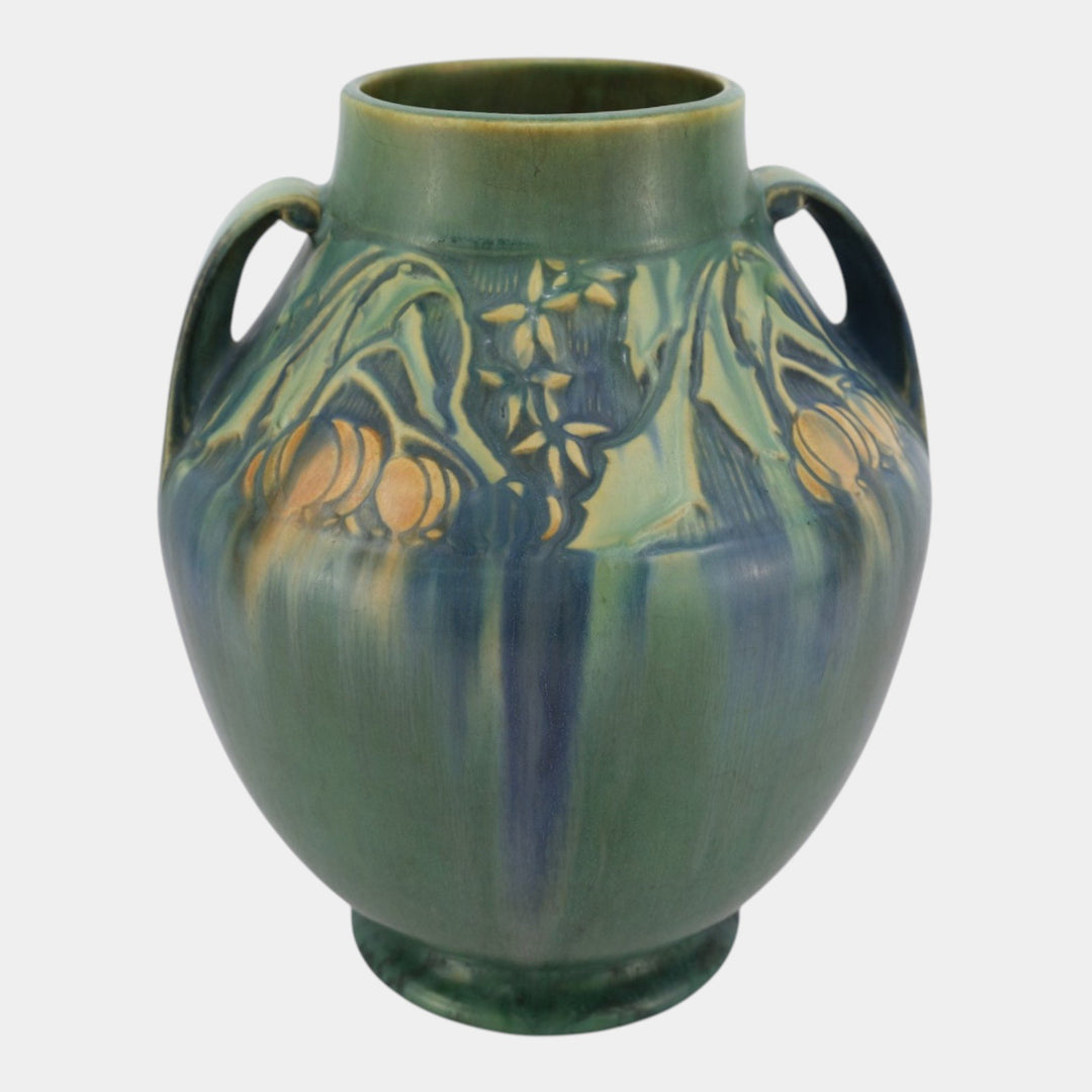 Roseville Baneda Green 1932 Art Pottery Vase 597-10