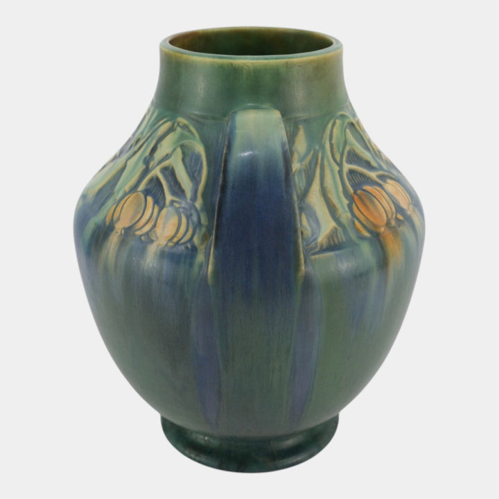 Roseville Baneda Green 1932 Art Pottery Vase 597-10