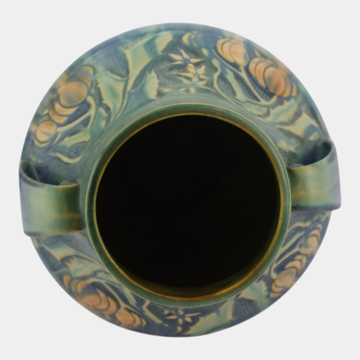 Roseville Baneda Green 1932 Art Pottery Vase 597-10